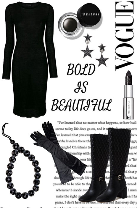 Black aesthetic designer outfit