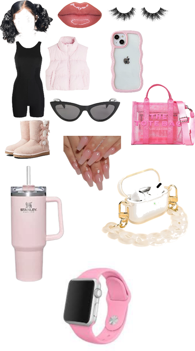 Puffer Vest - Light pink - Ladies