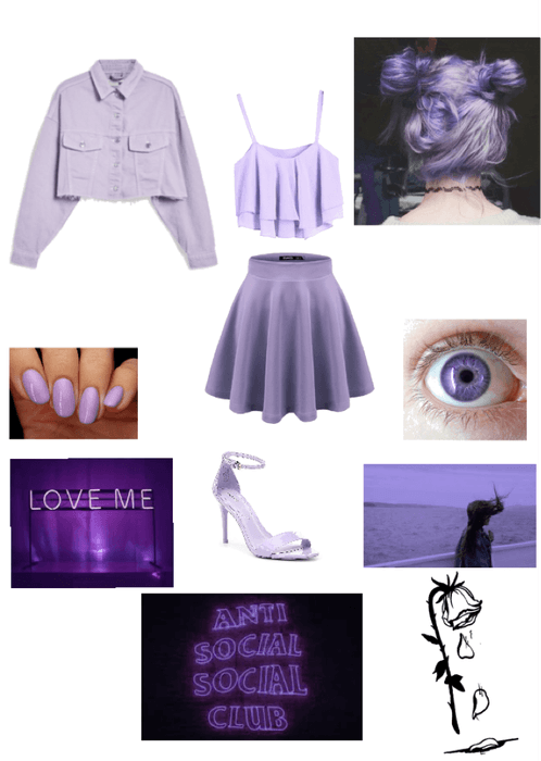 pastel purple/lilac
