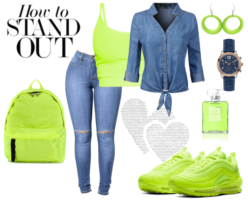 denim and lime