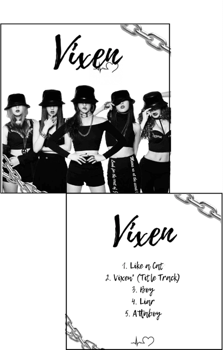 VIXEN ALBUM COVER AND TRACKLIST