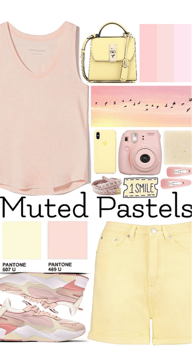 Yellow and Pink pastels