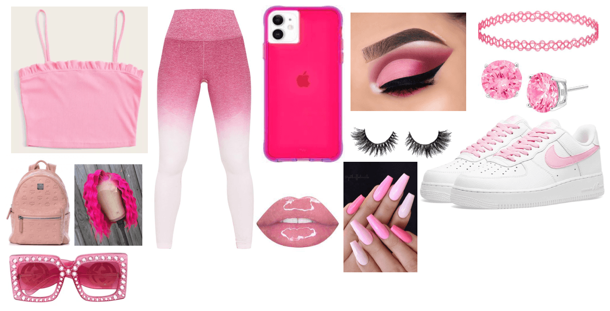 pink out fit