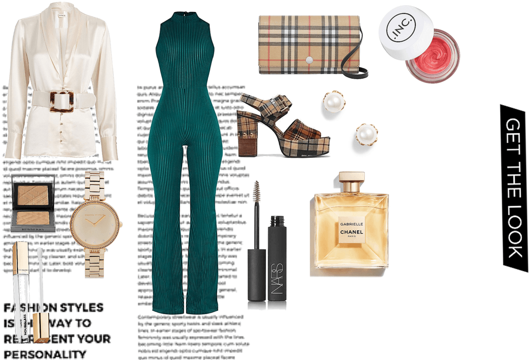 Tartan chic outfit