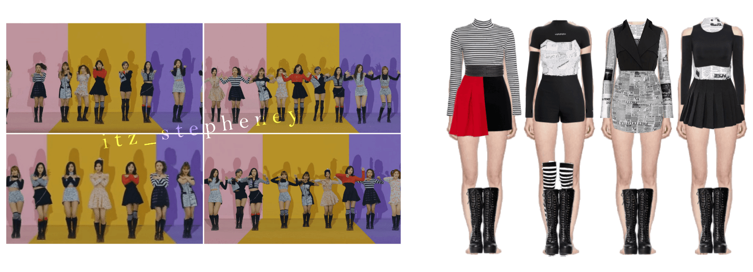 TWICE Knock Knock Inspired Outfits