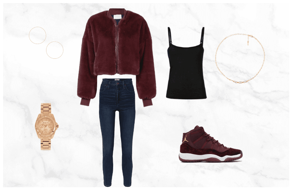 Maroon Winter Outfit