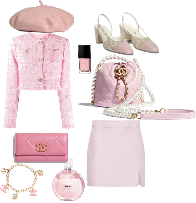 Pink Chanel Girl! Outfit