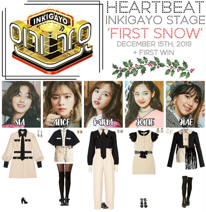 [HEARTBEAT] 121519 INKIGAYO STAGE | ‘FIRST SNOW’ + 1ST WIN
