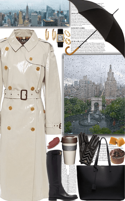 outfit for a rainy day in nyc
