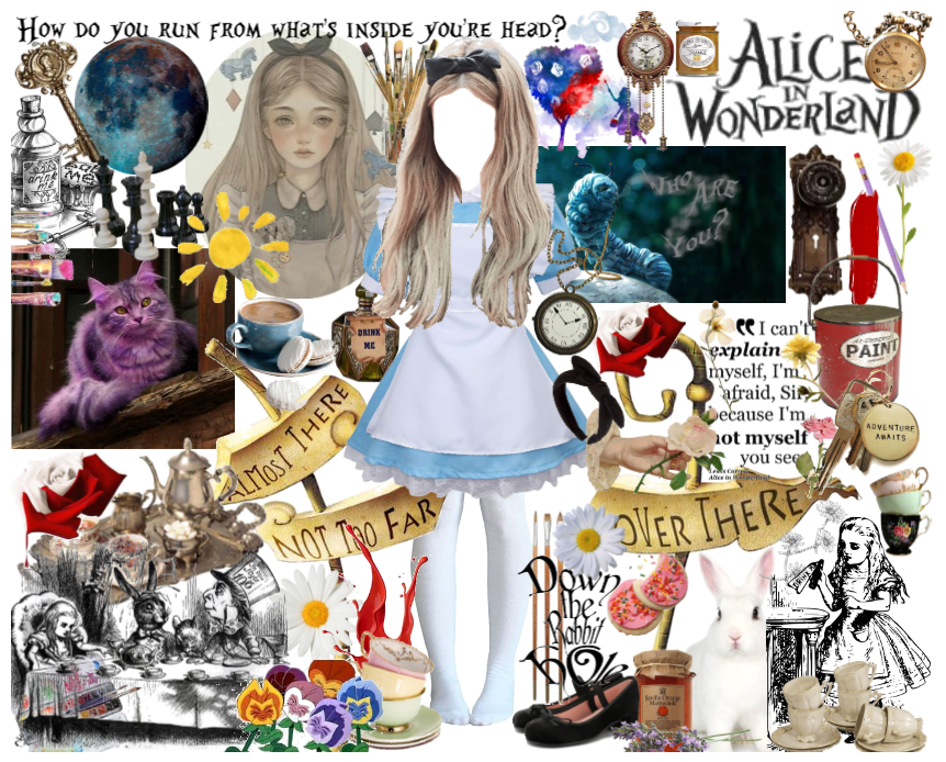 Young Alice in Wonderland