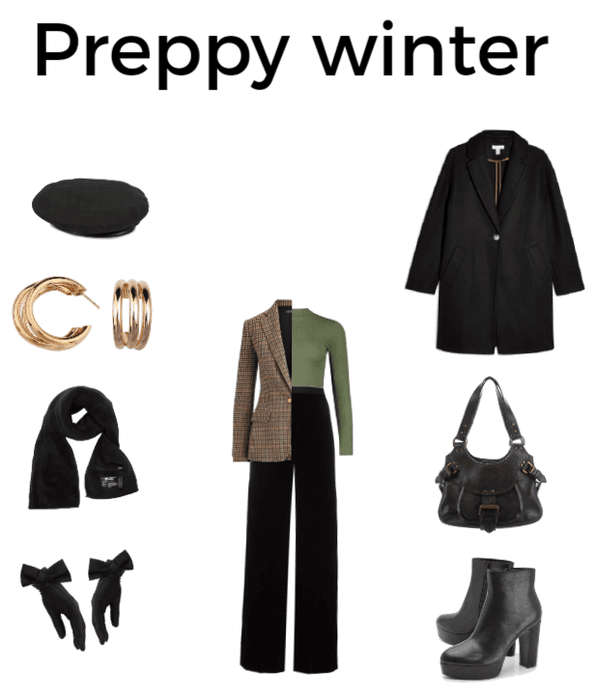 Preppy winter look by Giada Orlando 2020