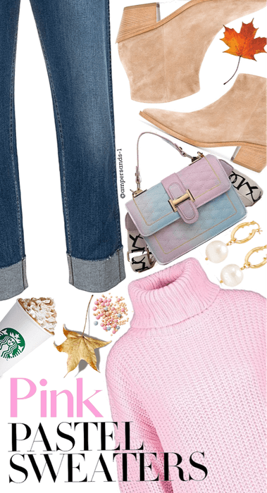 Pink Pastel sweaters for fall