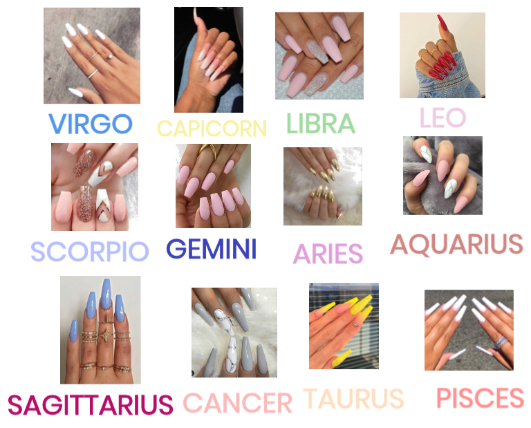 NAILS FOR ZODIAC SIGNS