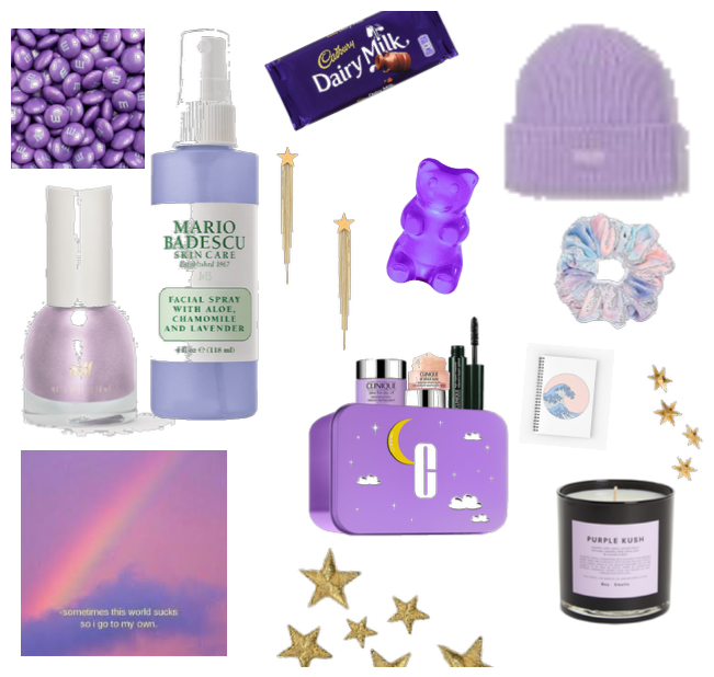 Purple stocking