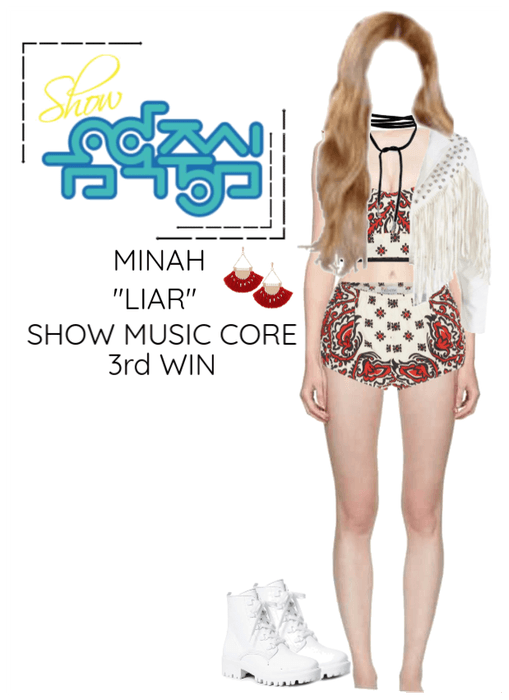 Minah - "LIAR" Show Music Core & 3rd Win