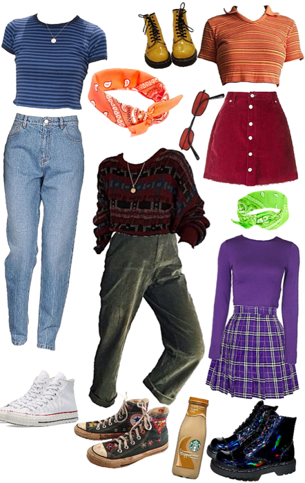 scooby doo inspired outfits :)