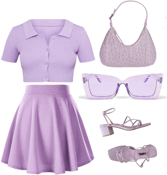 lilac tennis girl