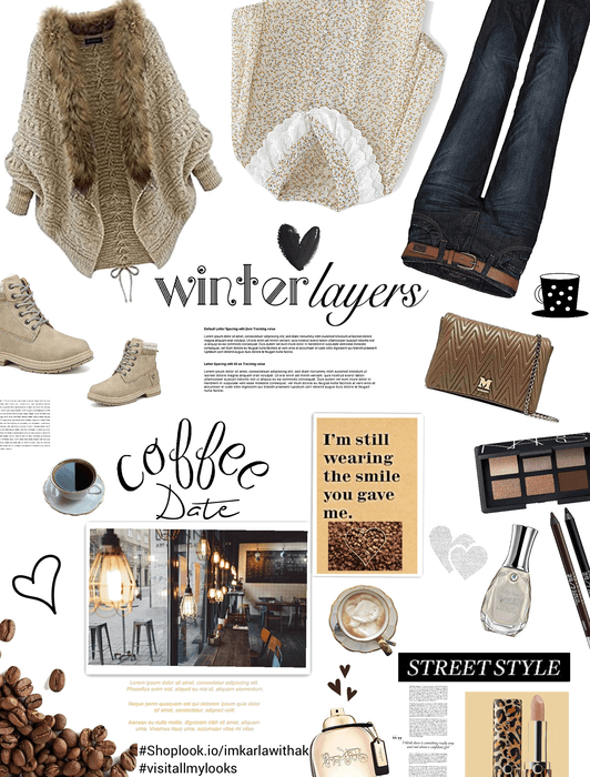 Winter layers/ coffee date