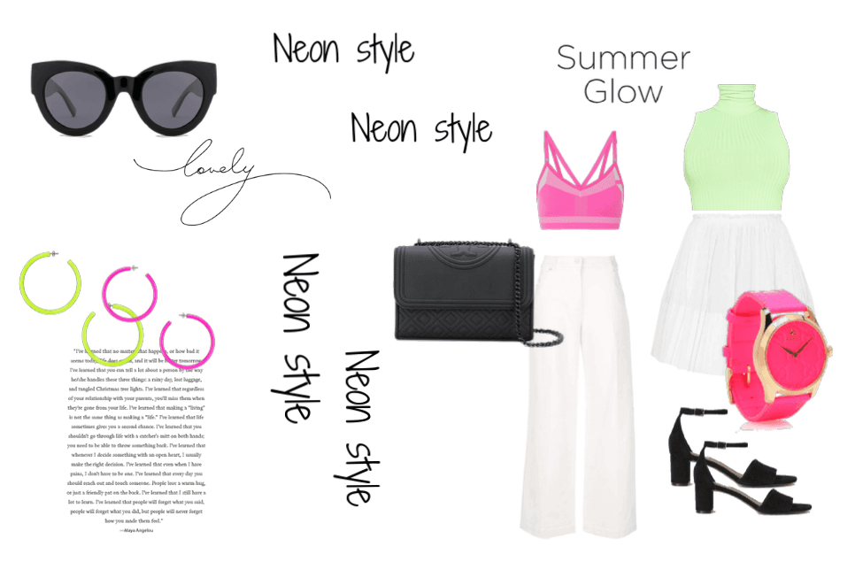 neon summer outfitt