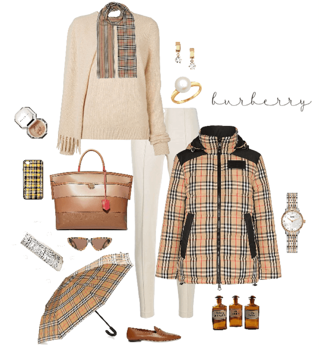 Burberry confy style