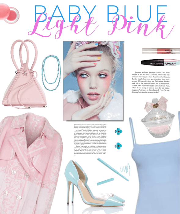 Pink//Blue//in Pastel Hues
