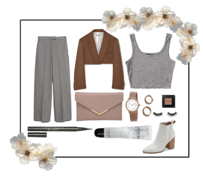 Brown & Grey Outfit!