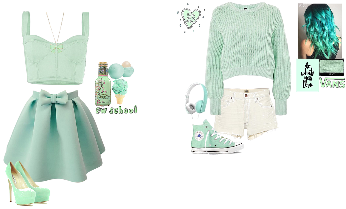 2014 Tumblr Mint outfits