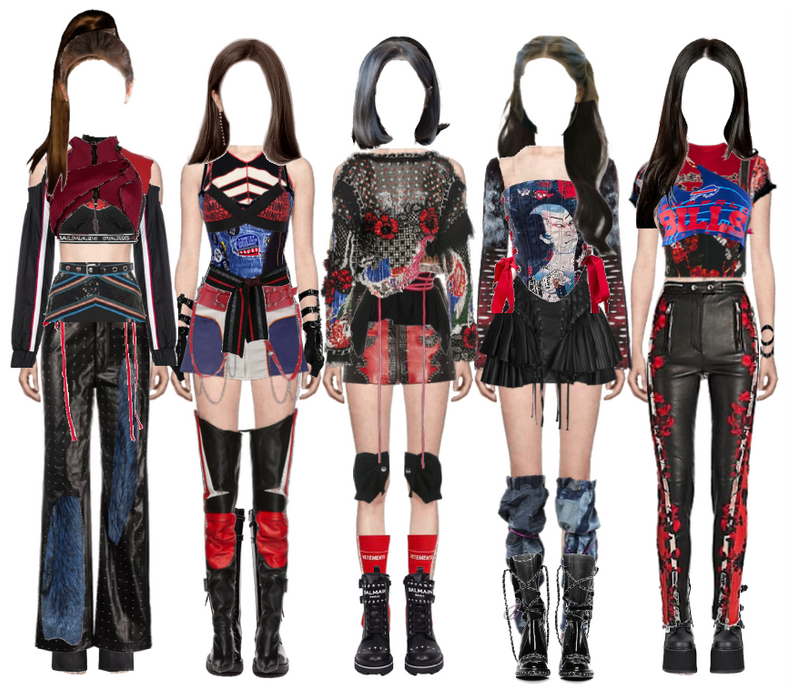ITZY cake stage outfit
