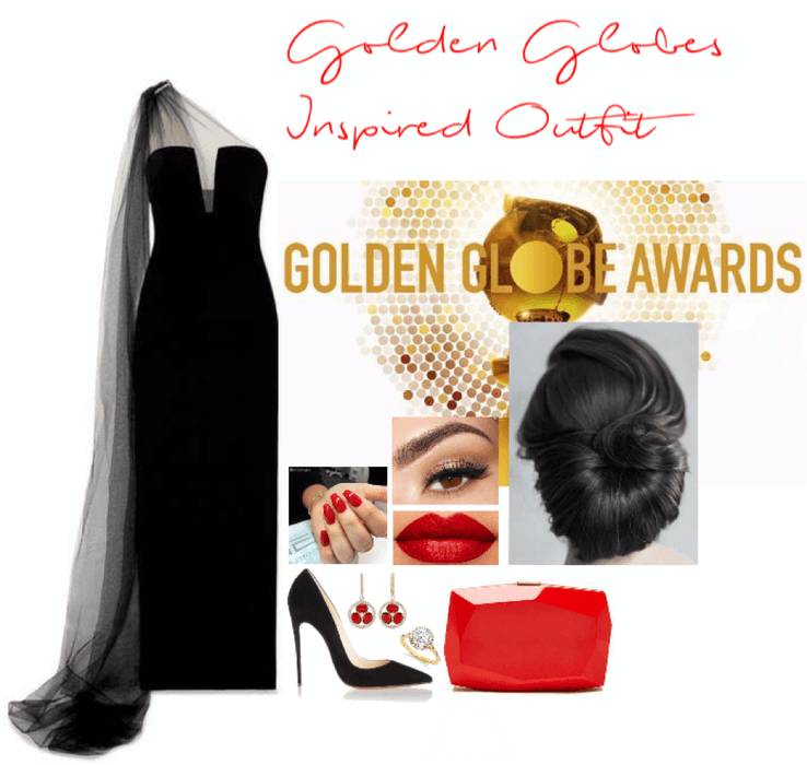 Golden Globes Inspired Outfit