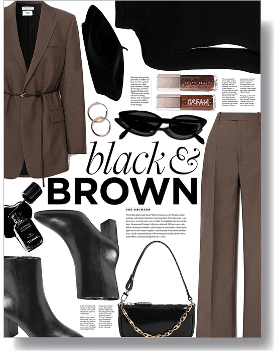 black & brown 🖤🤎