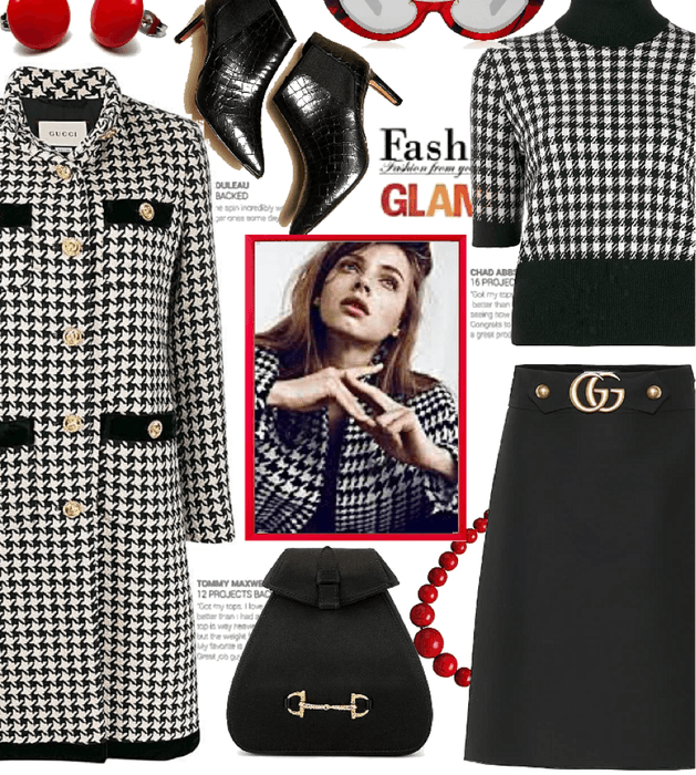 Houndstooth outfit