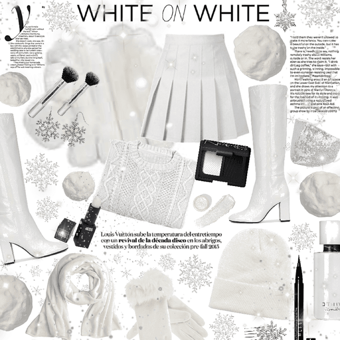 White on white