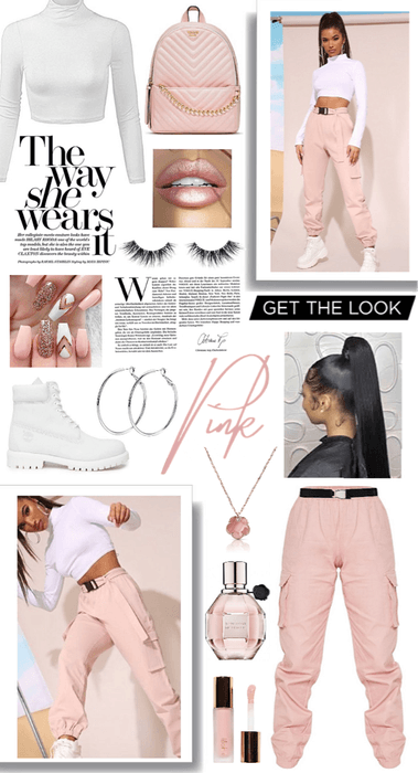Get the look: Light pink