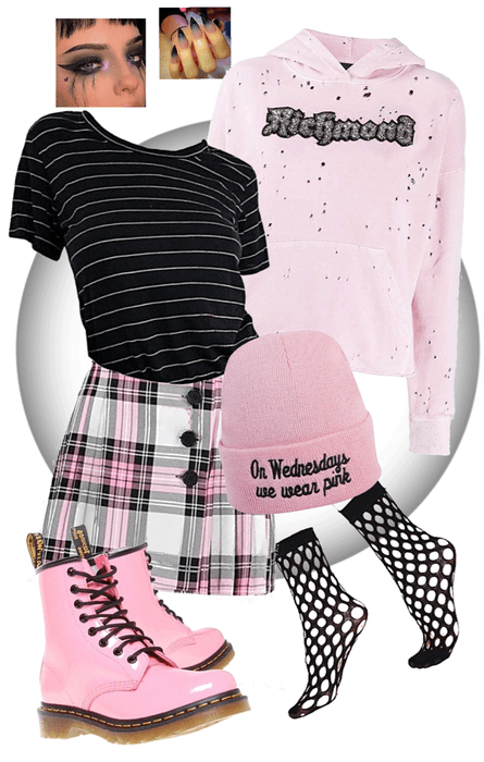 Wednesday Wears Pink & Black