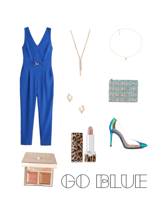 Blue summer outfit