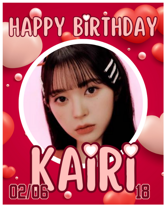 Sugar High Kairi 18th Birthday Poster