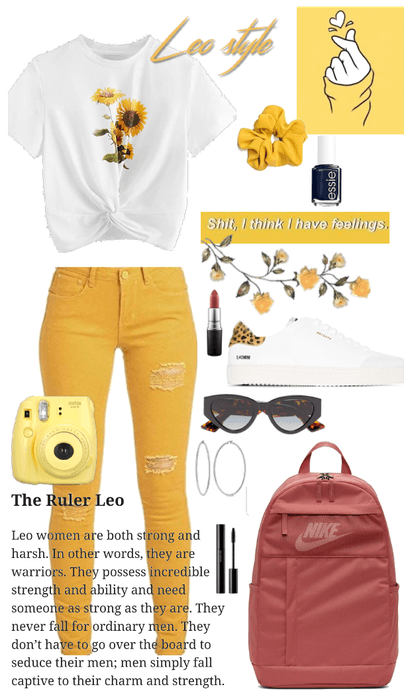 LEO and yellow inspired ☆ tell me what u think!! ♡