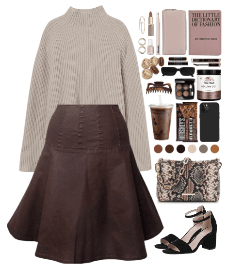Brown Skirt Moment