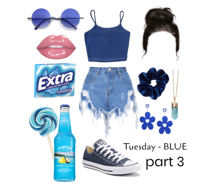 cool down // Monochromatic outfit - BLUE prt3