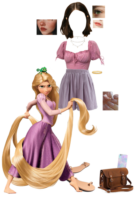Modern Rapunzel inspired outfit