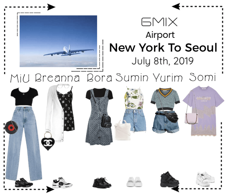 《6mix》Airport | New York To Seoul
