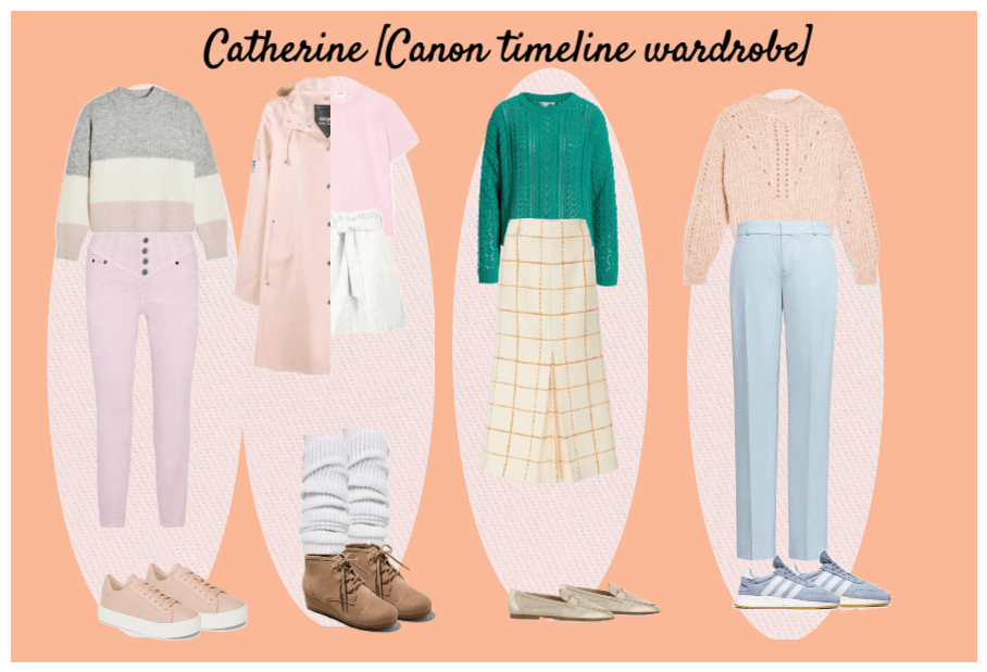 [S/I] Catherine Arwood Canon Timeline wardrobe