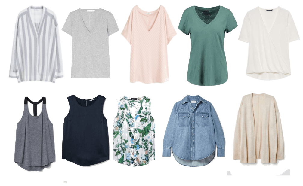 Tops and Outerwear for spring and summer