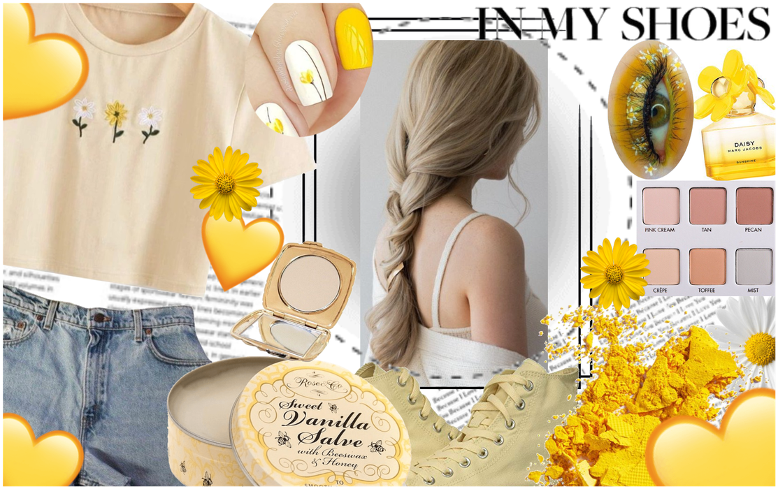"Yellow Aesthetic Daisy Fit"
