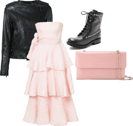 Leather + Pink Prom