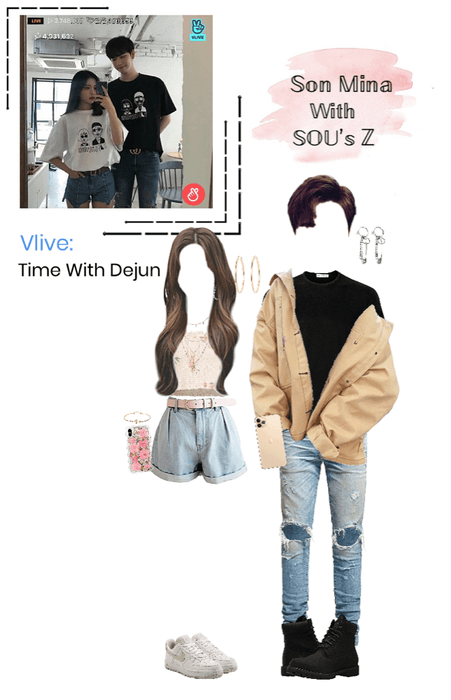 Mina (미나) Vlive: Time With Dejun (description)