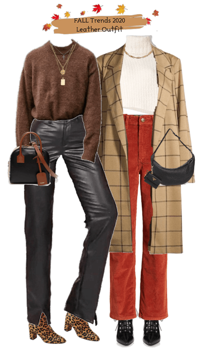 leather + corduroy fall fits