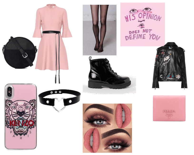 Even pink can be edgy
