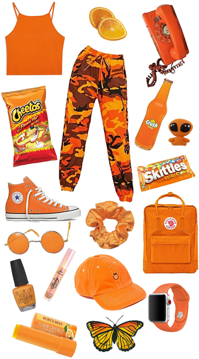The one girl who is obsessed with orange