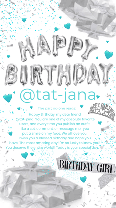 happy birthday @tat-jana